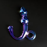 Orchid Pulse Glass Toy with Removable Bullet Vibe - Our Erotic Journey