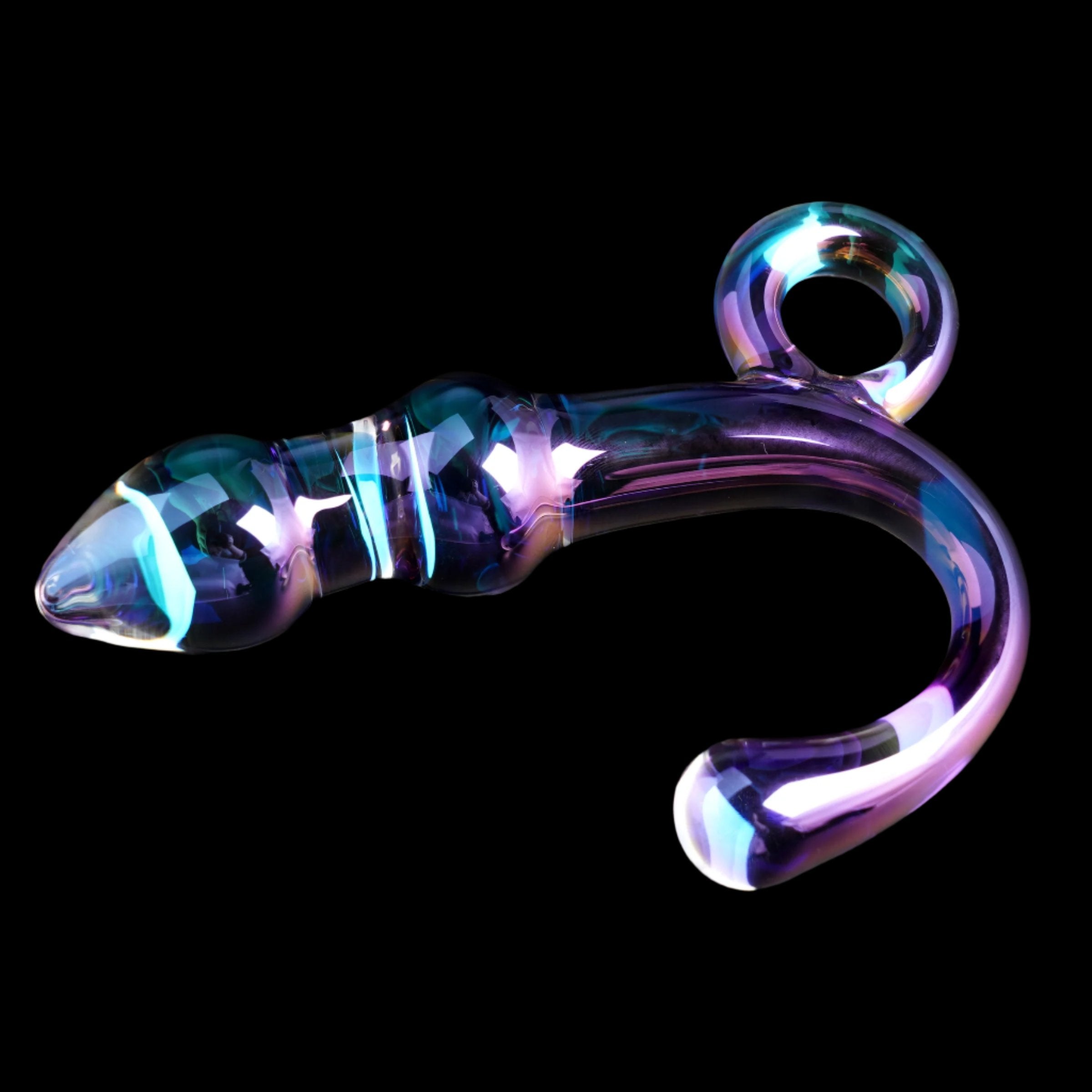 Orchid Pulse Glass Toy with Removable Bullet Vibe - Our Erotic Journey