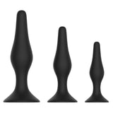 Level Up II Anal Trainers 3 Piece Silicone Suction Set Curious Up