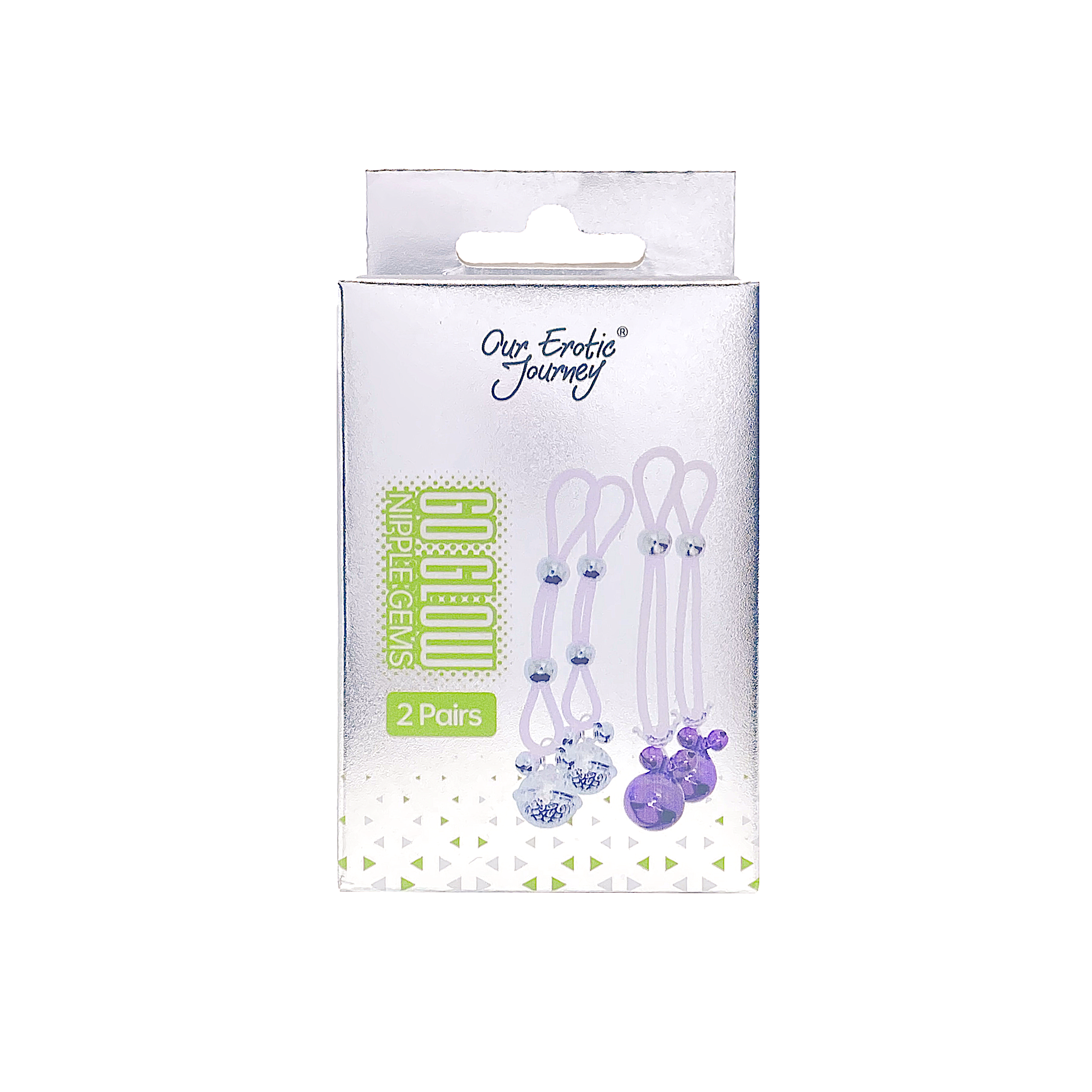 Go Glow Nipple Gem (2 pairs per pack) - Our Erotic Journey
