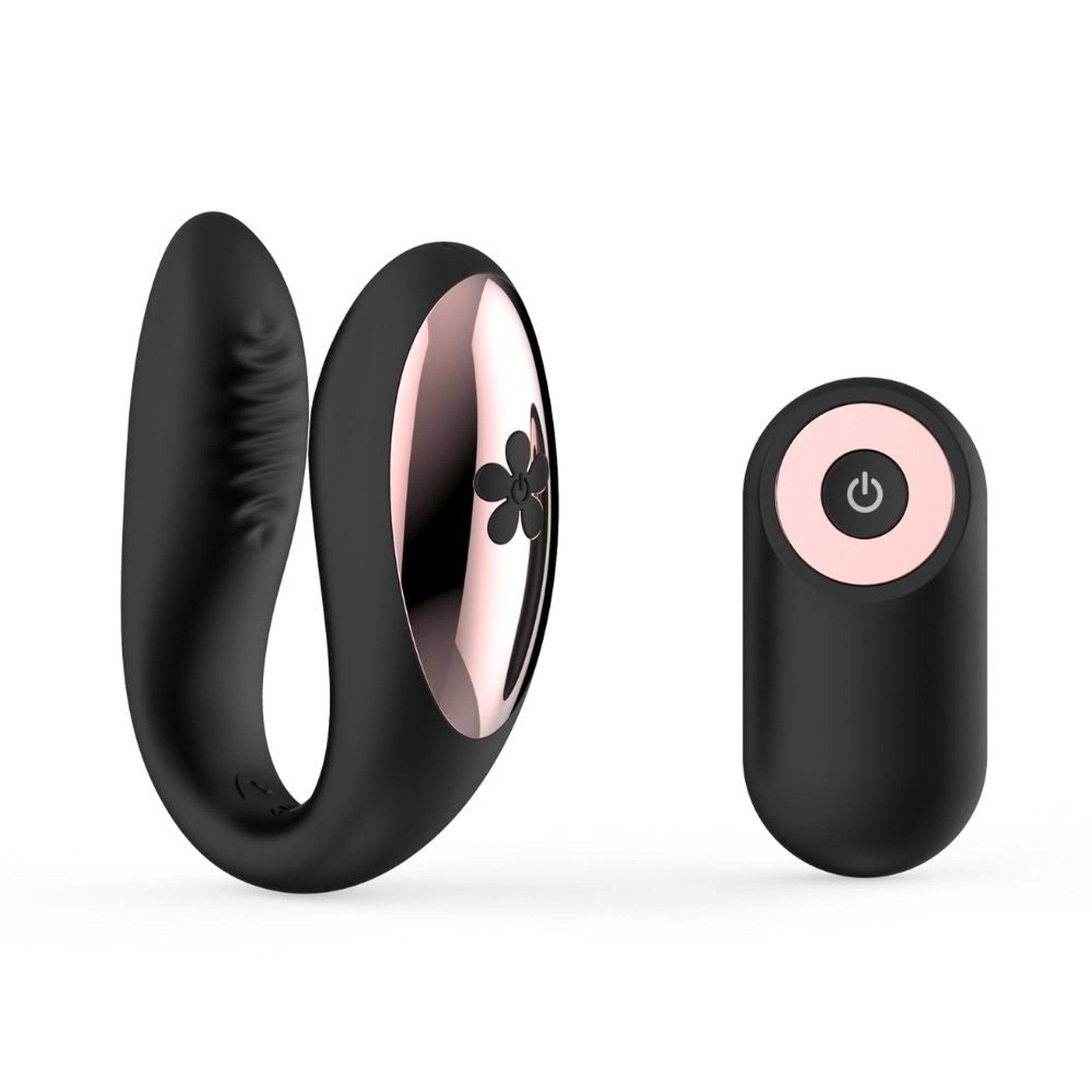 Sec Duo Rechargeable Black Silicone Couples Vibe Sublime Front