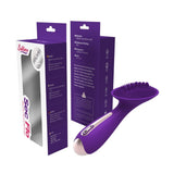 Sec Flo Plum Purple Silicone Clitoral Massager Sublime Package