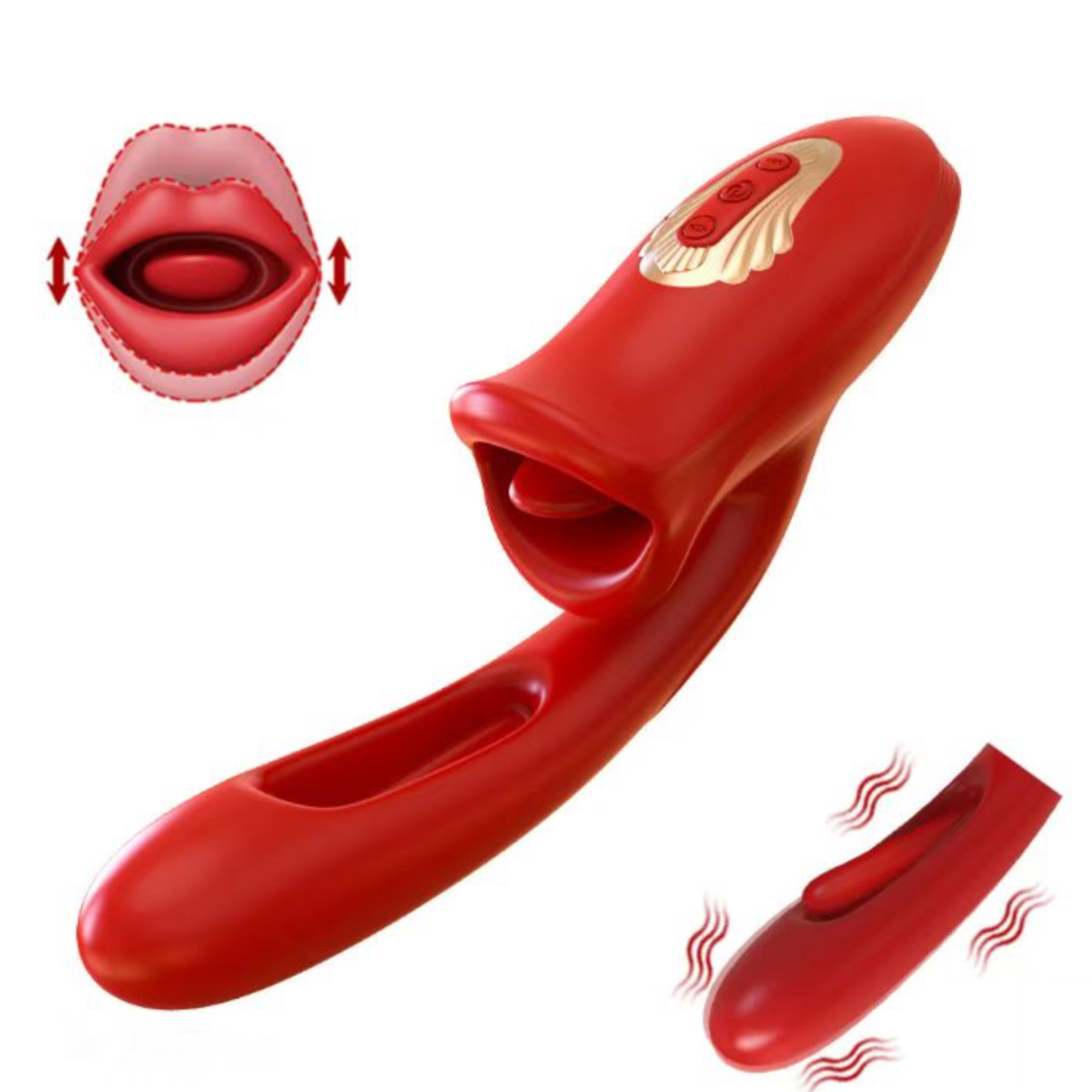 Licktapia Clit Licker and G-Spot Tapping Vibrator