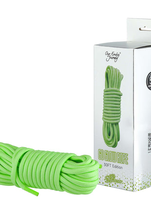 Go Glow Bondage Rope-6mm Thickness, 30 feet length - Our Erotic Journey