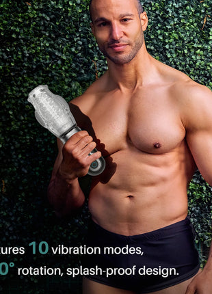 Men's BOGO Male Rose Masturbator and Prostate Massager