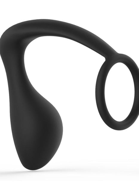 Anal Tease Silicone Cock Ring & Plug