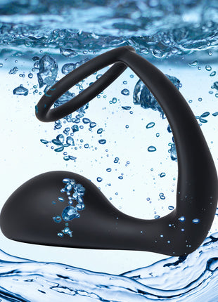 Anal Tease Silicone Cock Ring & Plug