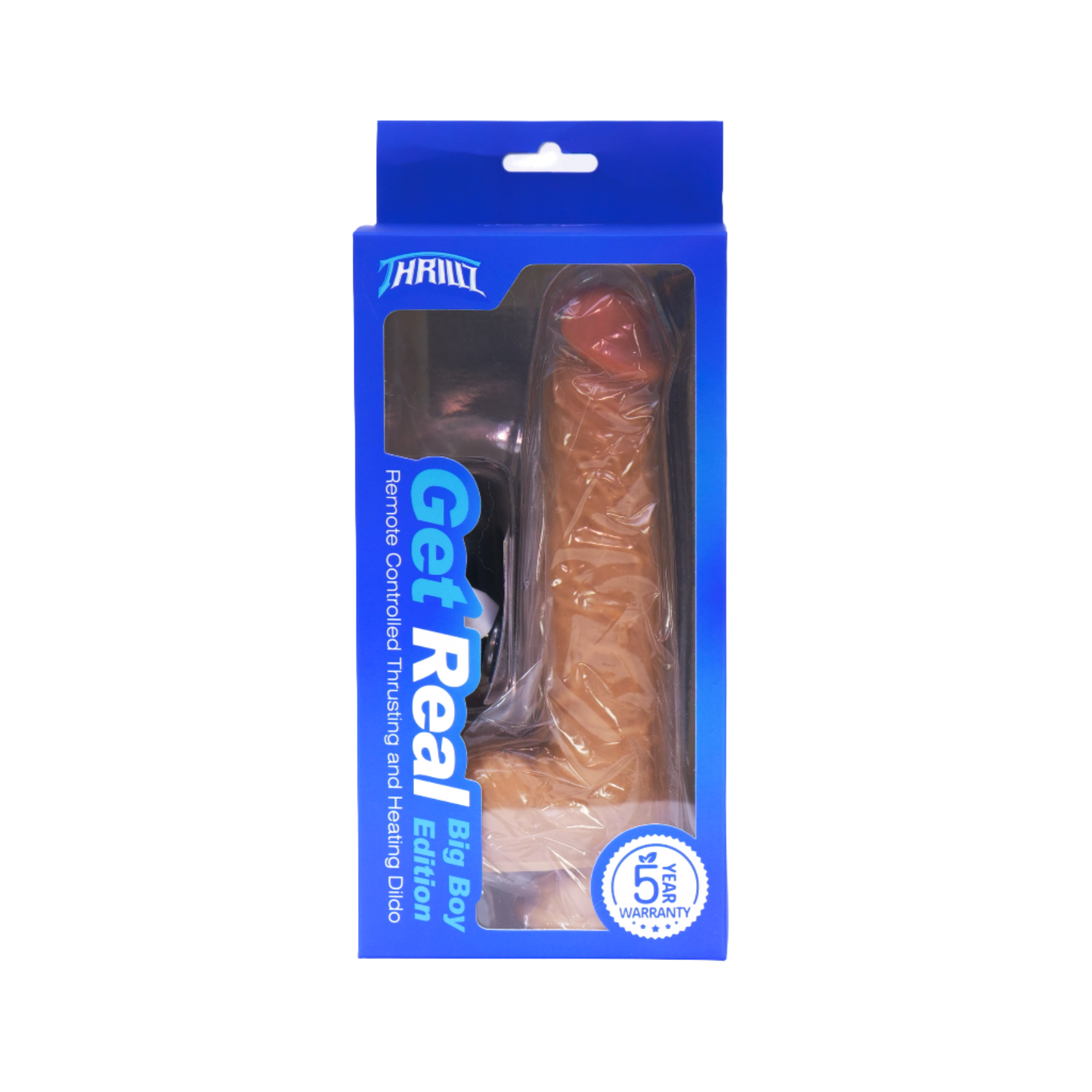 Get Real Big Boy 8 inch Remote Controlled Vibrating Thrusting Heating Dildo - Our Erotic Journey