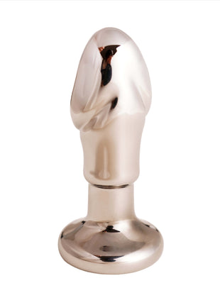 Black Opal Anal Glass Toy with Rechargeable Vibrator