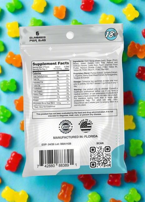 Boner Bears Gummies for Male Performance Enhancement - Our Erotic Journey