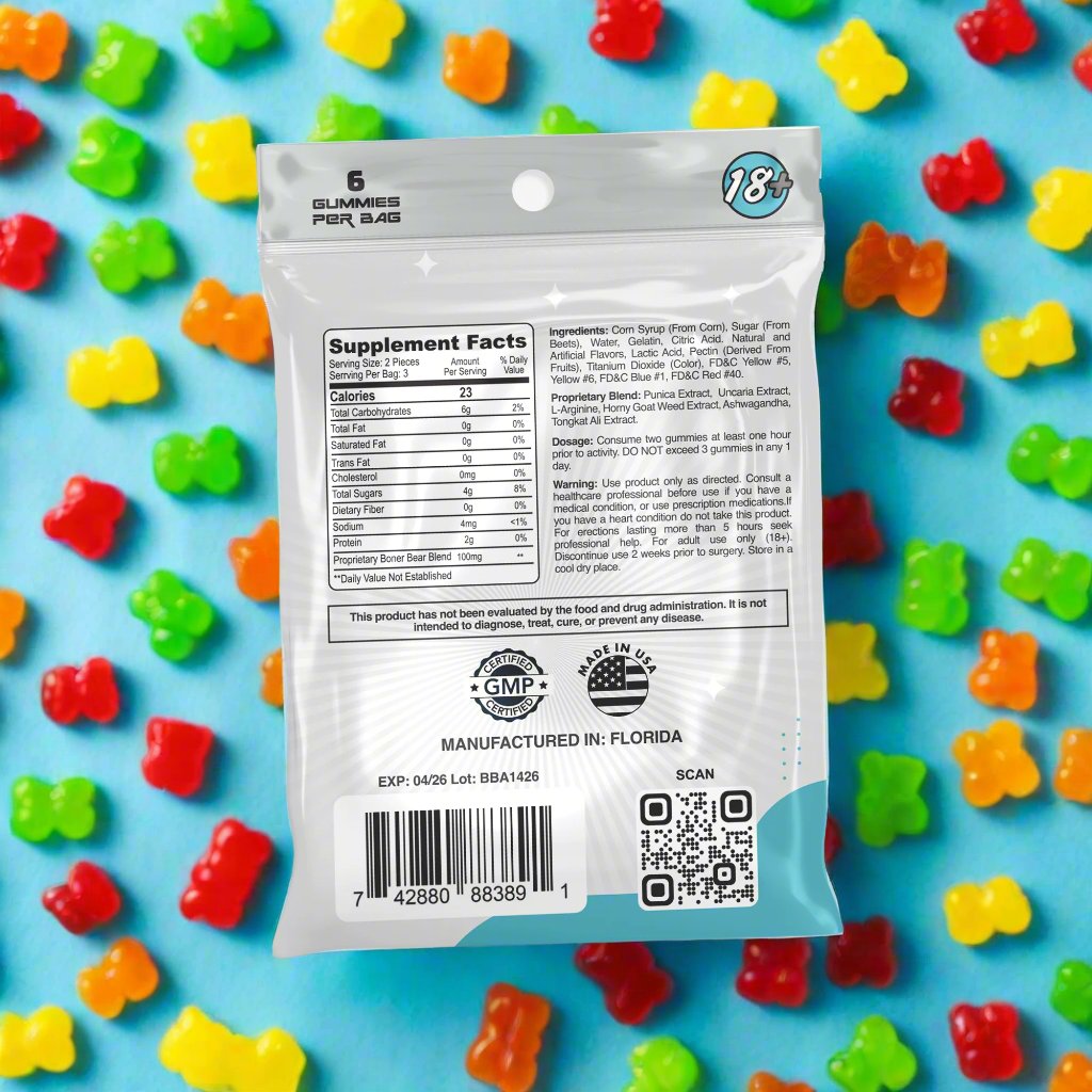 Boner Bears Gummies for Male Performance Enhancement - Our Erotic Journey