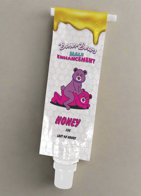 Boner Bears Edible Honey Liquid Pouch for Male Enhancement-15G - Our Erotic Journey