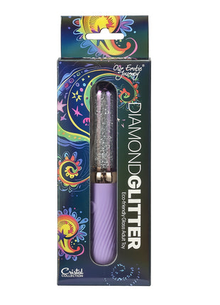 Diamond Glitter Glass Clitoral Vibrator