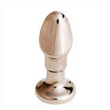 Consolador anal de cristal de ópalo negro con vibrador