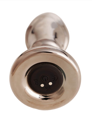 Black Opal Anal Glass Toy with Rechargeable Vibrator - Our Erotic Journey