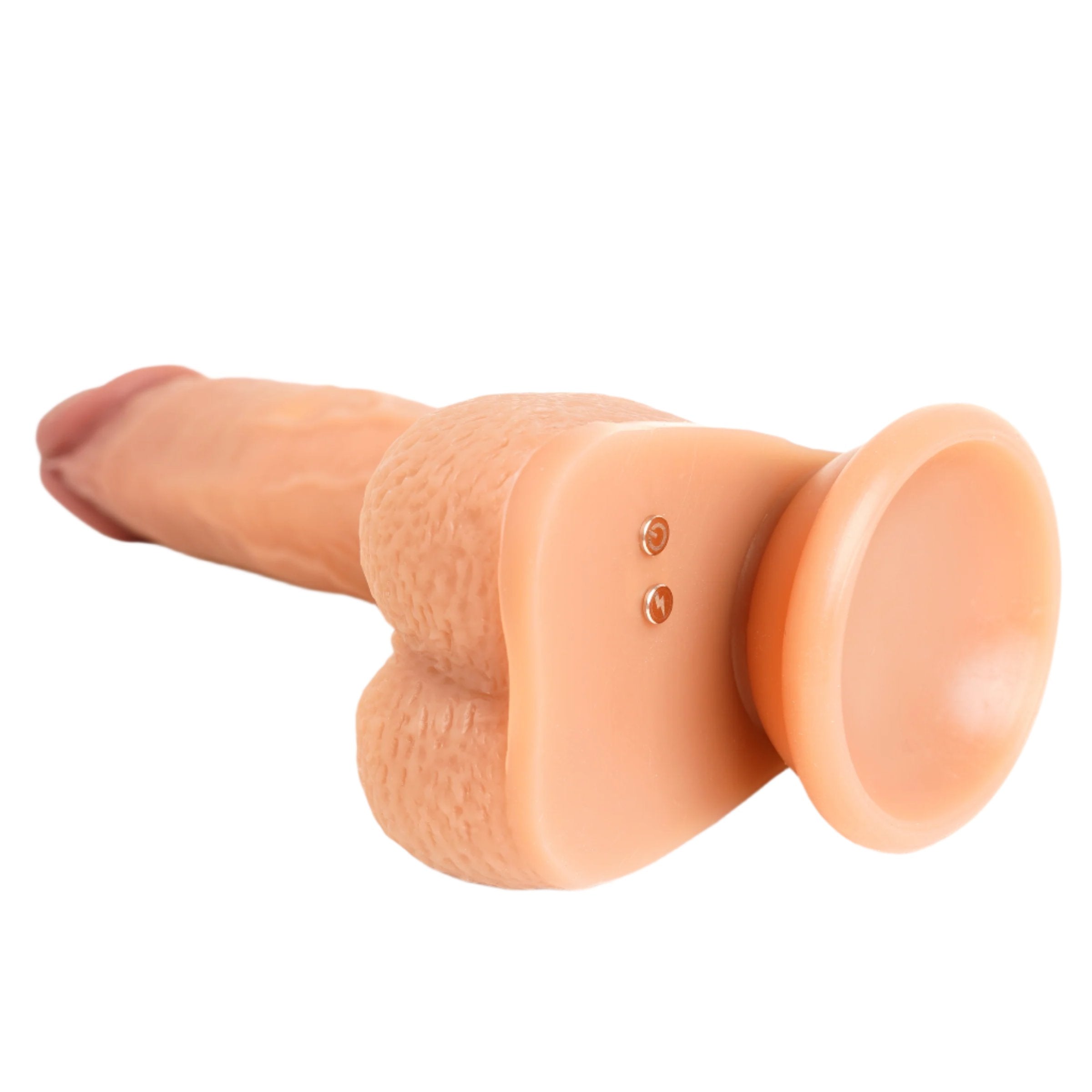 True Sensation App Controlled Realistic Thrusting Vibrating 7 inch Dildo with warming function - Our Erotic Journey