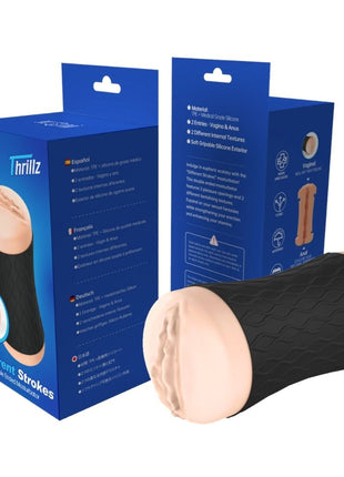 Different Strokes Double Ended Masturbator Thrillz Package