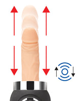 Lux Fetish Rechargeable Thrusting Compact Sex Machine with Remote