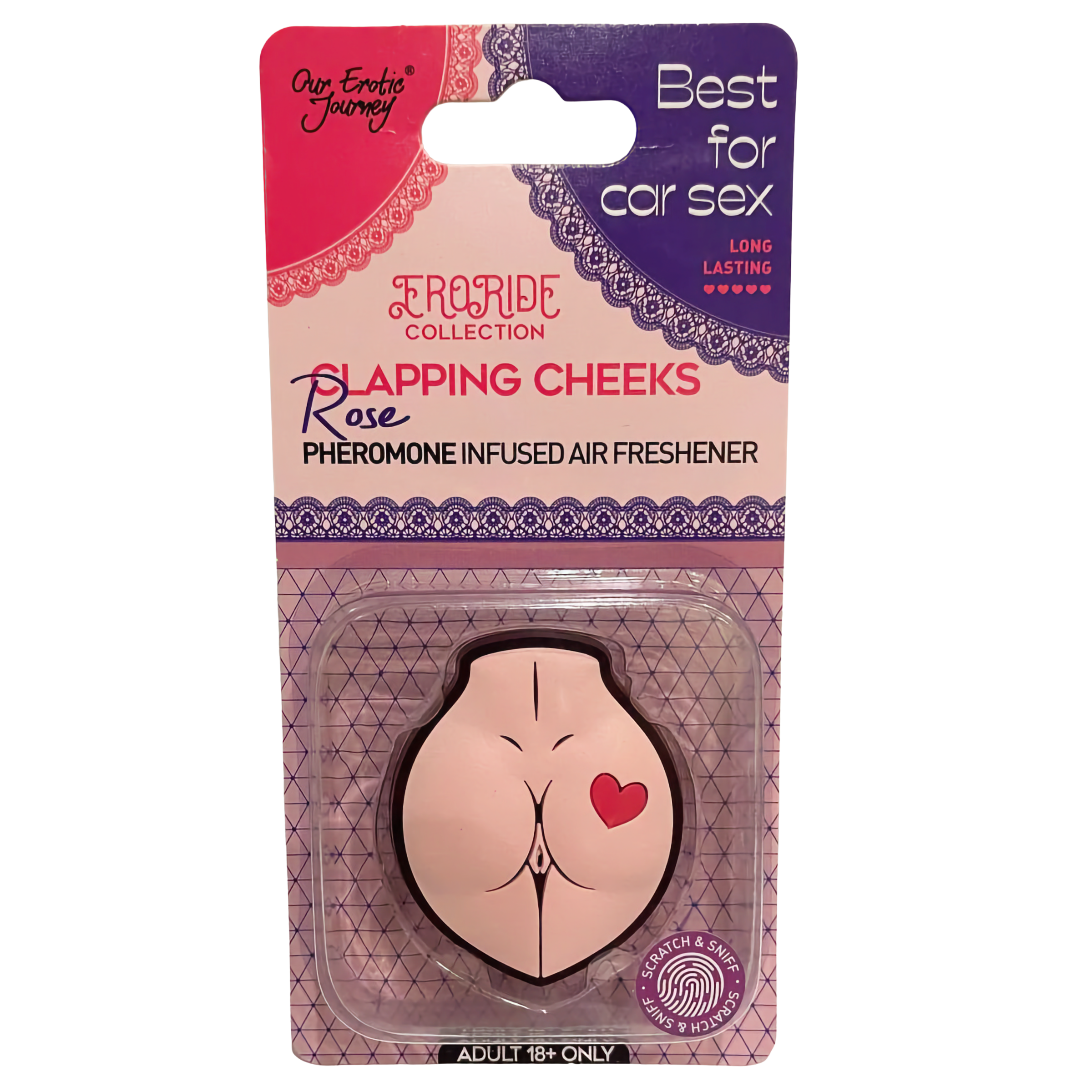 Clapping Cheeks-Rose Pheromone Infused Air Freshener - Our Erotic Journey