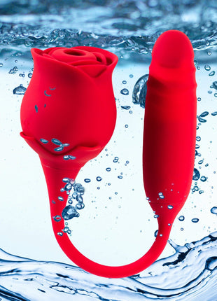 Flower Power Duo Function Rose Massager