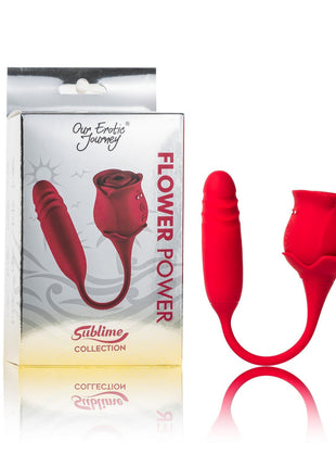 Flower Power Duo Function Rose Massager