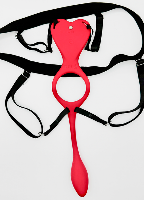 Flutterplugon Wearable Panty Vibe & Anal Plug with Penis Access