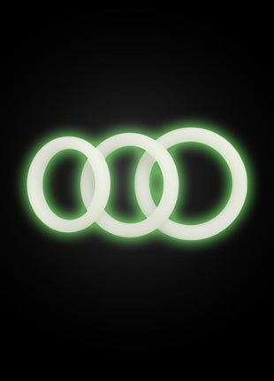Go Glow Cock Rings-3 Sizes