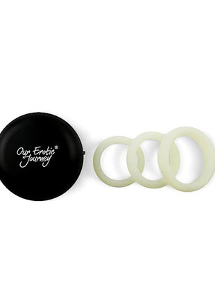 Go Glow Cock Rings-3 Sizes