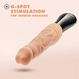 Dr. Skin Silicone - Dr. Knight - Thrusting  Gyrating Vibrating Dildo - Beige