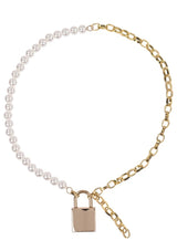 Pearl Day Collar - White/gold