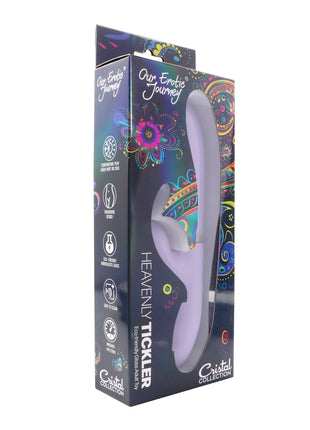 Heavenly Tickler Glass Rabbit Vibrator Valentines