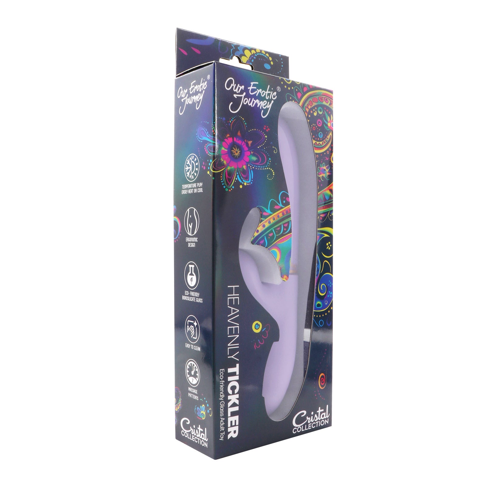 Heavenly Tickler Glass Rabbit Vibrator