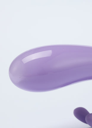 Heavenly Tickler Glass Rabbit Vibrator