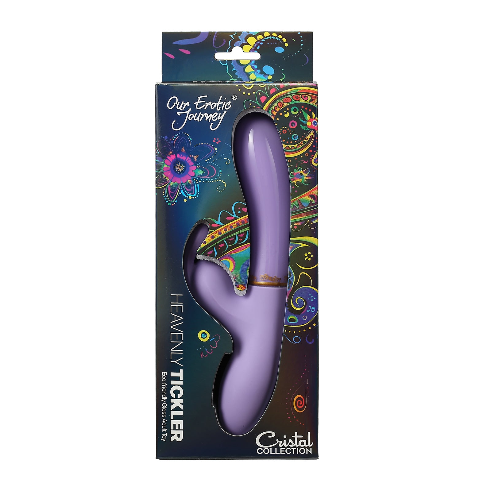 Heavenly Tickler Glass Rabbit Vibrator