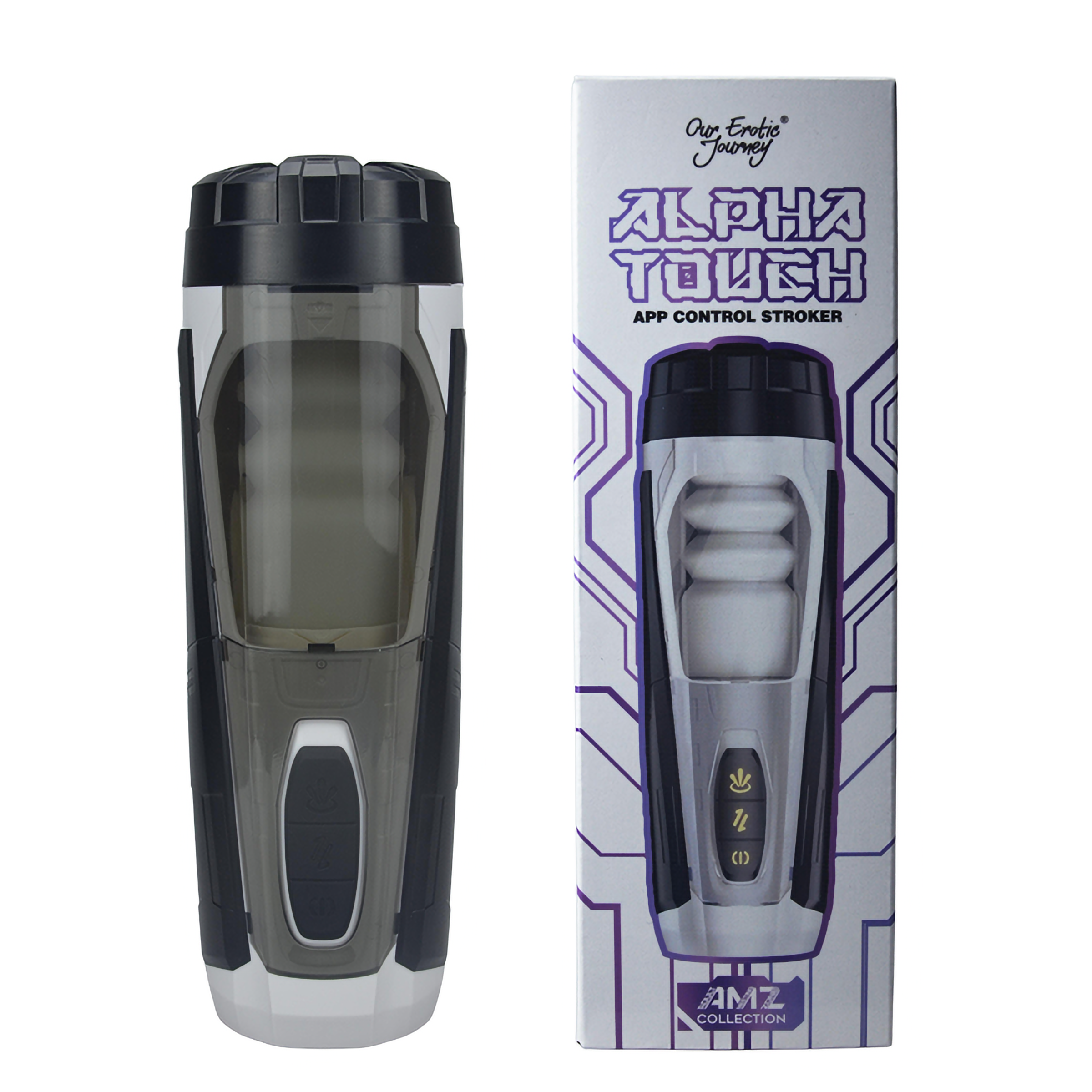 Alpha Touch App Control Stroker - Our Erotic Journey