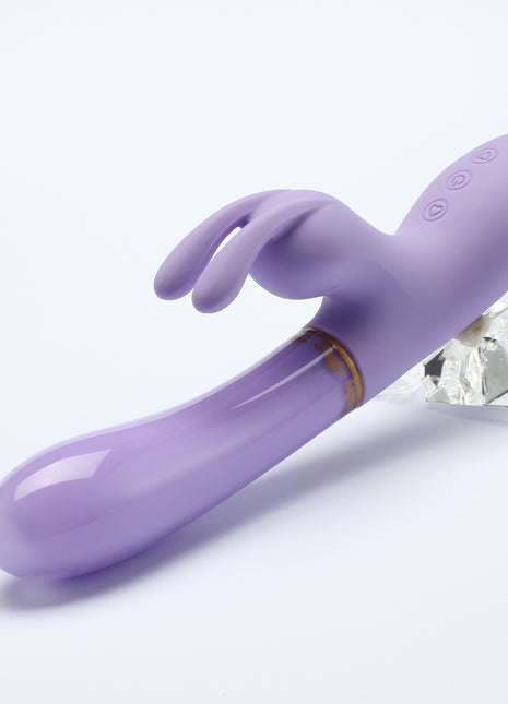 Heavenly Tickler Glass Rabbit Vibrator Valentines