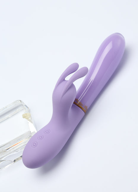 Heavenly Tickler Glass Rabbit Vibrator
