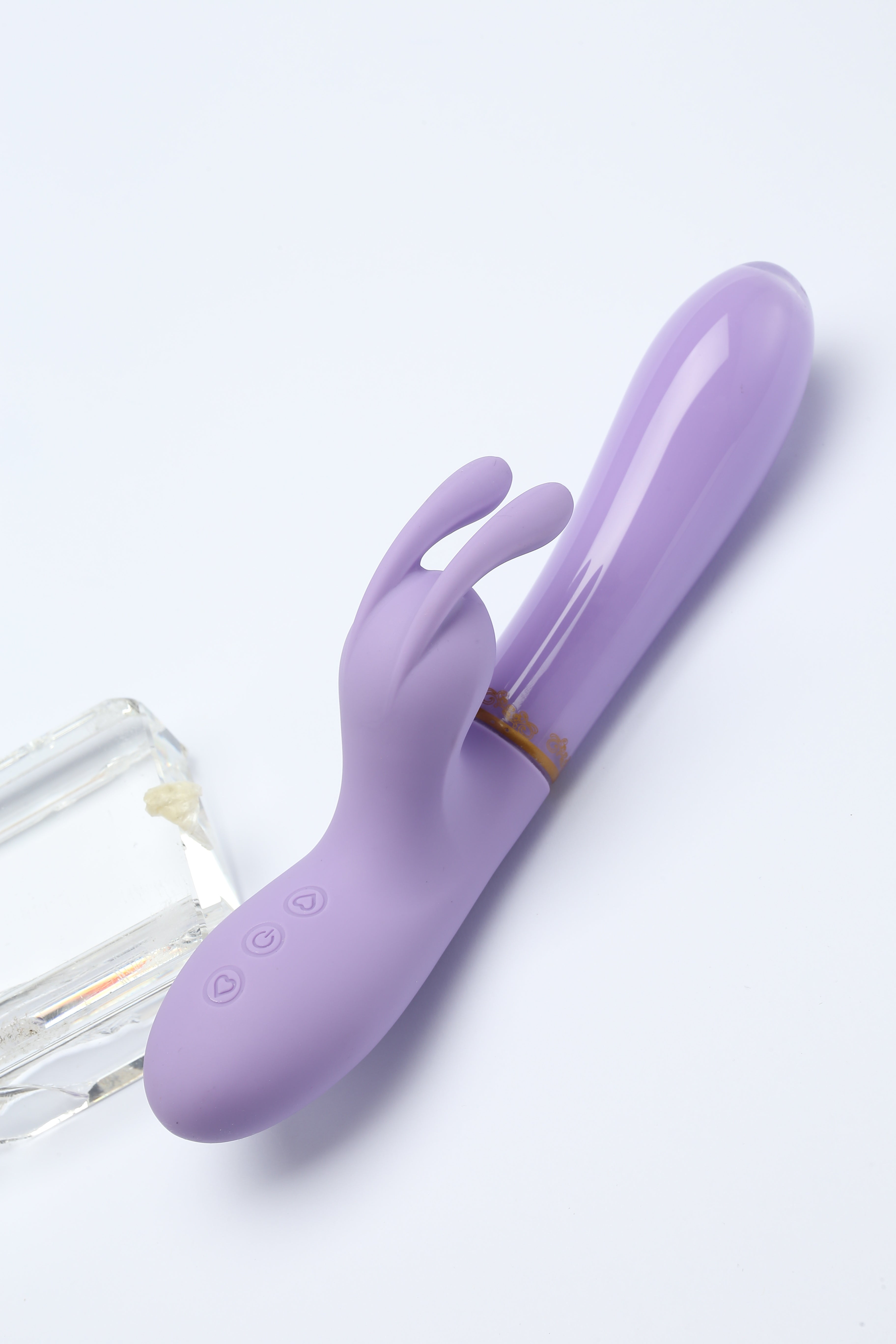 Heavenly Tickler Glass Rabbit Vibrator