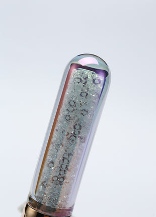 Diamond Glitter Glass Clitoral Vibrator