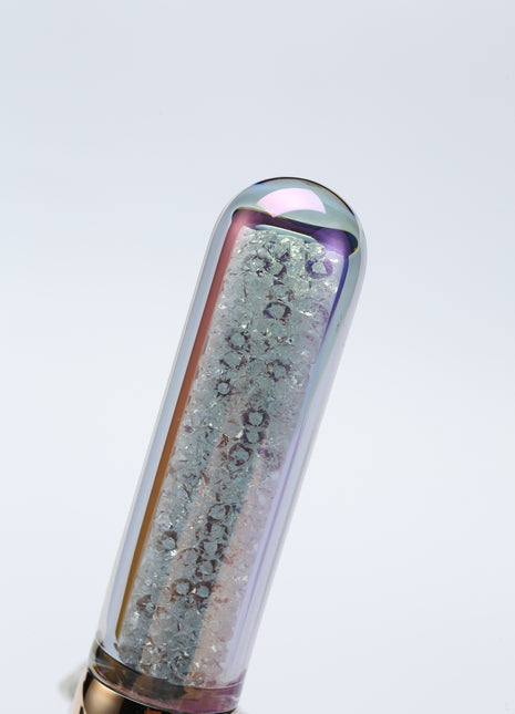 Diamond Glitter Glass Clitoral Vibrator