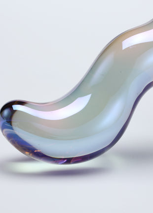 Twilight Glow Glass Dildo and Clitoral Vibrator