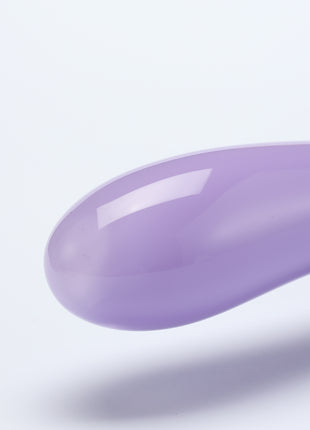 Jade Twist Glass Dildo Rabbit Vibrator