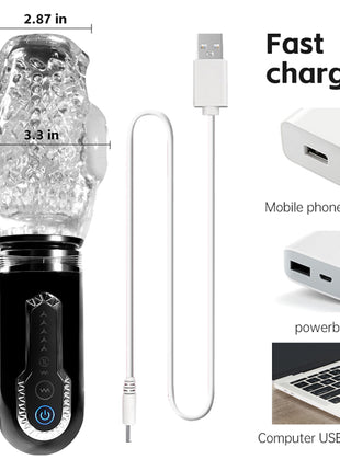 Make Me Cum Rose! Auto Thrusting, Rotating & Vibrating Masturbator - Our Erotic Journey