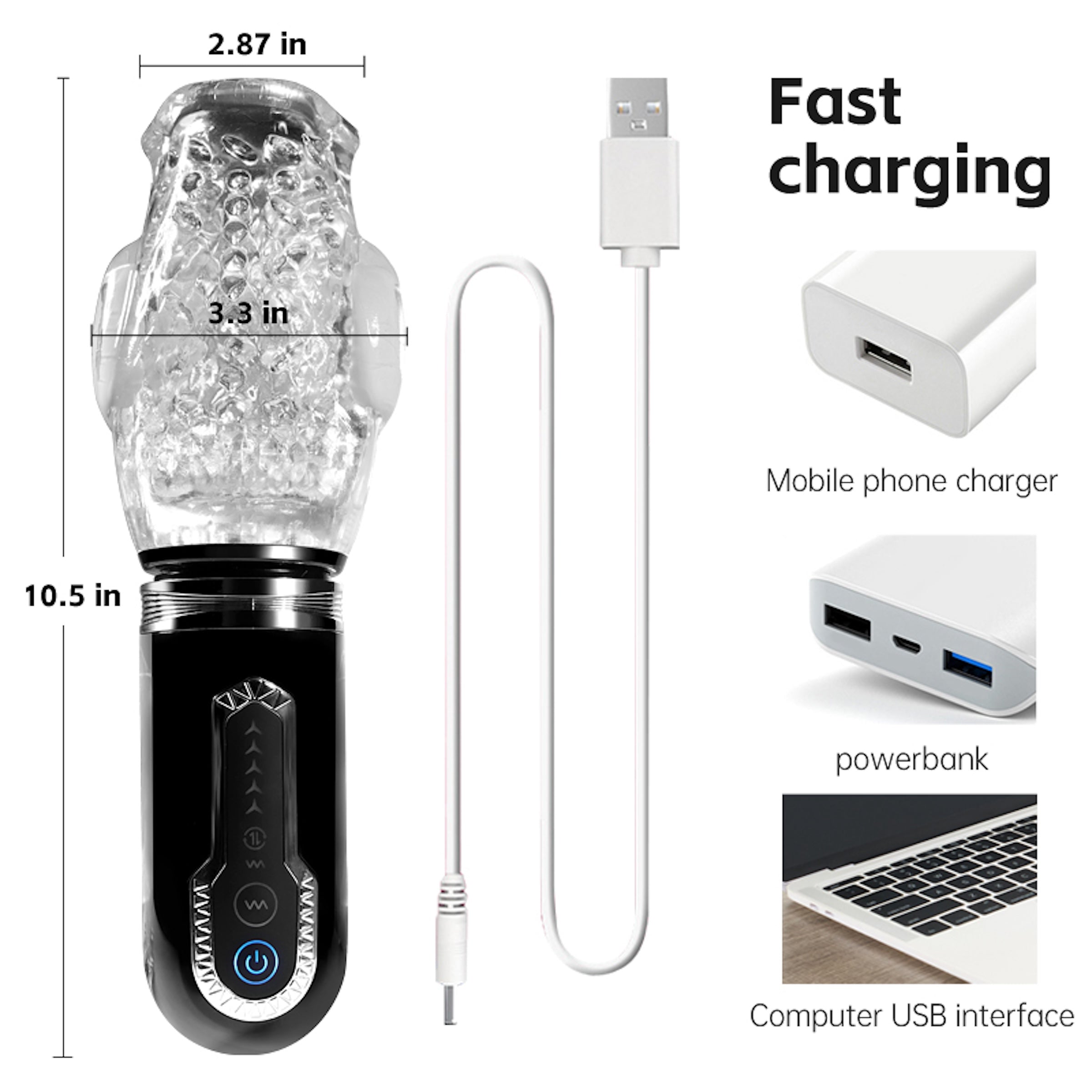 Make Me Cum Rose! Auto Thrusting, Rotating & Vibrating Masturbator - Our Erotic Journey