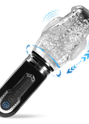 Make Me Cum Rose! Auto Thrusting, Rotating & Vibrating Masturbator