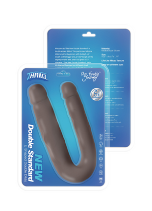 New Double Standard U Shaped Double Ended Dildo