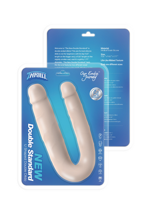 New Double Standard U Shaped Double Ended Dildo