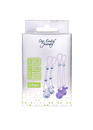 Go Glow Nipple Gem (2 pairs per pack) - Our Erotic Journey