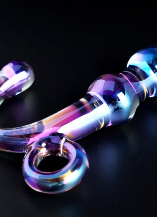 Orchid Pulse Glass Toy with Removable Bullet Vibe