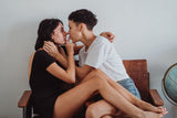 Two females in an intimate position